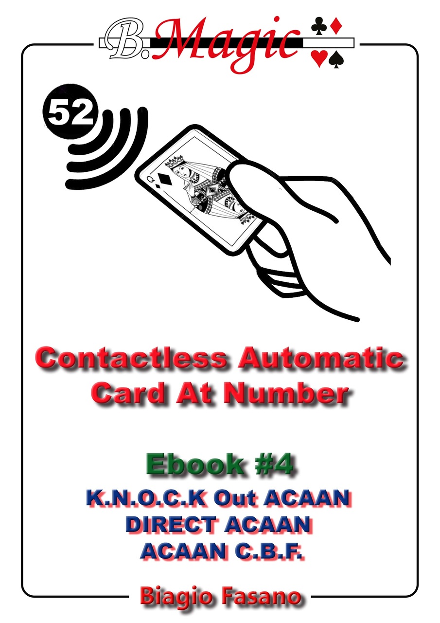 Contactless Automatic Card At Number - Ebook 4 by Biagio Fasano (Instant Download) - Click Image to Close